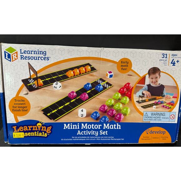 Learning Resources Mini Motor Math Activity Set - Picture 4 of 7